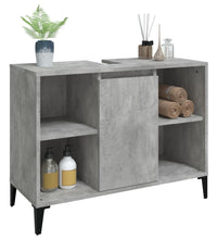 Waschbeckenunterschrank Betongrau 80x33x60 cm Holzwerkstoff