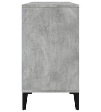Waschbeckenunterschrank Betongrau 80x33x60 cm Holzwerkstoff