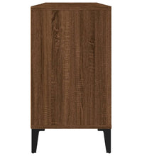 Waschbeckenunterschrank Braun Eichen-Optik 80x33x60 cm