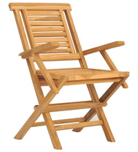 Gartenstühle 2 Stk. Klappbar 56x63x90 cm Massivholz Teak