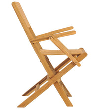 Gartenstühle 2 Stk. Klappbar 55x61x90 cm Massivholz Teak