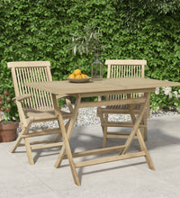 Gartentisch Klappbar Grau 120x70x75 cm Massivholz Teak