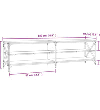 TV-Schrank Sonoma-Eiche 180x40x50 cm Holzwerkstoff