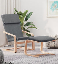 Relaxsessel Dunkelgrau Stoff