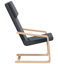 Relaxsessel Dunkelgrau Stoff