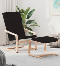 Relaxsessel Schwarz Stoff