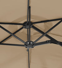 Doppel-Sonnenschirm Taupe 316x240 cm