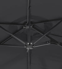 Doppel-Sonnenschirm Schwarz 316x240 cm