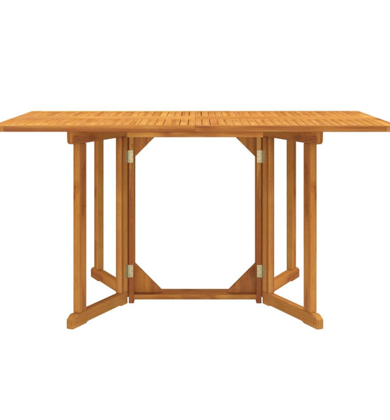 Garten-Klapptisch Butterfly 150x90x75 cm Massivholz Teak