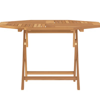 Gartentisch Klappbar 110x110x75 cm Massivholz Teak