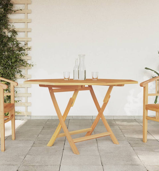 Gartentisch Klappbar 110x110x75 cm Massivholz Teak