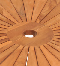 Gartentisch Klappbar Ø 85x75 cm Massivholz Teak