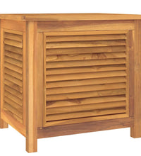 Gartenbox mit Beutel 60x50x58 cm Massivholz Teak