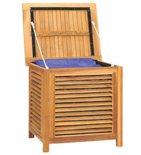 Gartenbox mit Beutel 60x50x58 cm Massivholz Teak