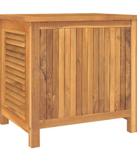 Gartenbox mit Beutel 60x50x58 cm Massivholz Teak