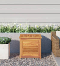 Gartenbox mit Beutel 60x50x58 cm Massivholz Teak