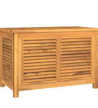 Gartenbox mit Beutel 90x50x58 cm Massivholz Teak