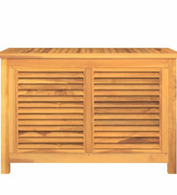 Gartenbox mit Beutel 90x50x58 cm Massivholz Teak