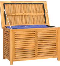 Gartenbox mit Beutel 90x50x58 cm Massivholz Teak