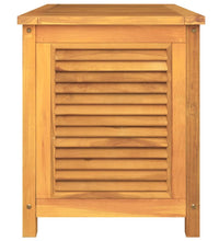 Gartenbox mit Beutel 90x50x58 cm Massivholz Teak