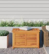 Gartenbox mit Beutel 90x50x58 cm Massivholz Teak