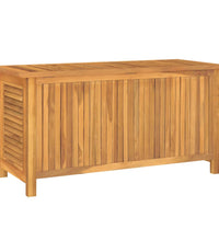 Gartenbox mit Beutel 114x50x58 cm Massivholz Teak