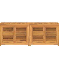 Gartenbox mit Beutel 150x50x53 cm Massivholz Teak