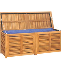 Gartenbox mit Beutel 150x50x53 cm Massivholz Teak