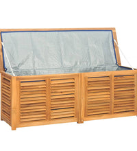 Gartenbox mit Beutel 150x50x53 cm Massivholz Teak