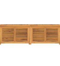 Gartenbox mit Beutel 175x50x53 cm Massivholz Teak