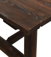 Beistelltisch 49x49x50 cm Massivholz Fichte