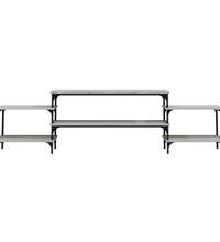 TV-Schrank Grau Sonoma 197x35x52 cm Holzwerkstoff