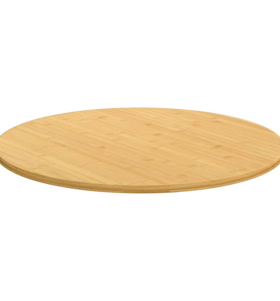 Tischplatte Ø90x1,5 cm Bambus