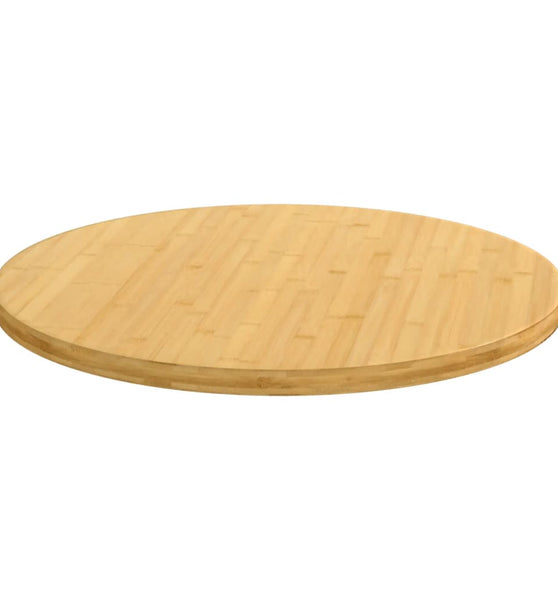 Tischplatte Ø70x2,5 cm Bambus