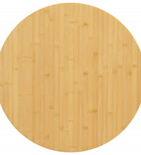 Tischplatte Ø90x2,5 cm Bambus