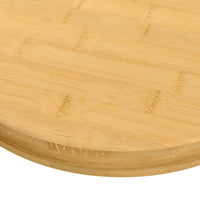 Tischplatte Ø30x4 cm Bambus