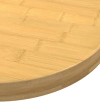 Tischplatte Ø50x4 cm Bambus