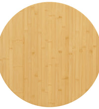 Tischplatte Ø60x4 cm Bambus