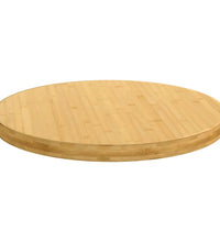 Tischplatte Ø60x4 cm Bambus