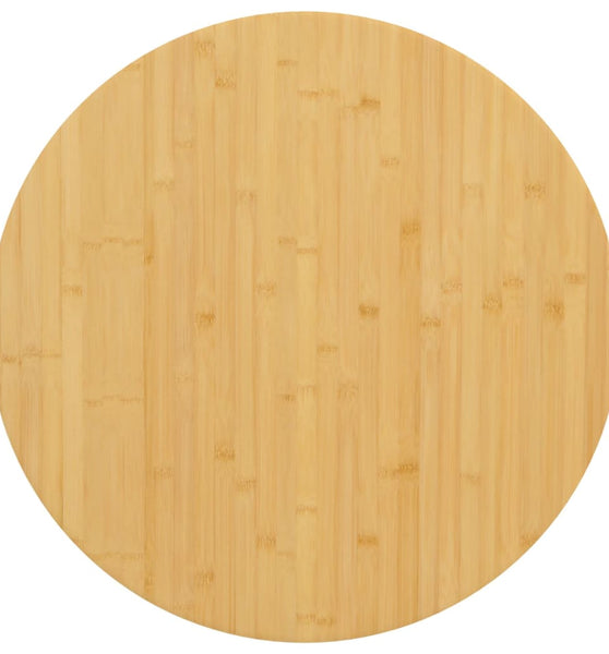 Tischplatte Ø70x4 cm Bambus