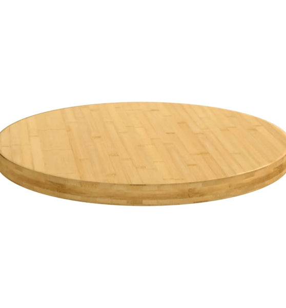 Tischplatte Ø70x4 cm Bambus