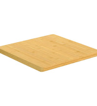 Tischplatte 40x40x2,5 cm Bambus