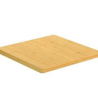 Tischplatte 50x50x2,5 cm Bambus