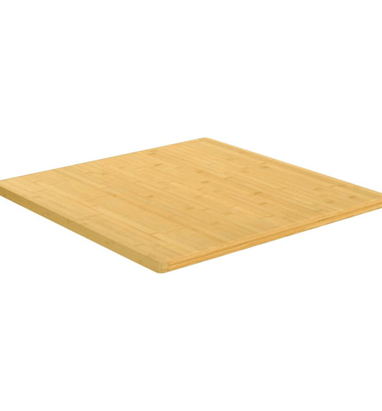Tischplatte 90x90x2,5 cm Bambus
