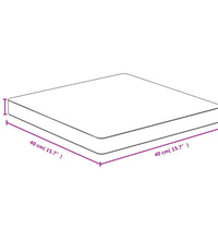 Tischplatte 40x40x4 cm Bambus