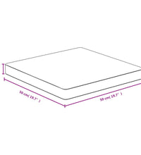 Tischplatte 50x50x4 cm Bambus