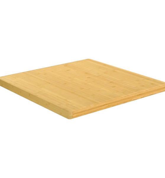 Tischplatte 90x90x4 cm Bambus