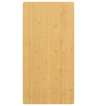 Tischplatte 50x100x2,5 cm Bambus