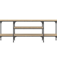 TV-Schrank Sonoma-Eiche 121x35x45 cm Holzwerkstoff & Eisen