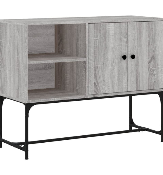 Sideboard Grau Sonoma 100x40x79,5 cm Holzwerkstoff